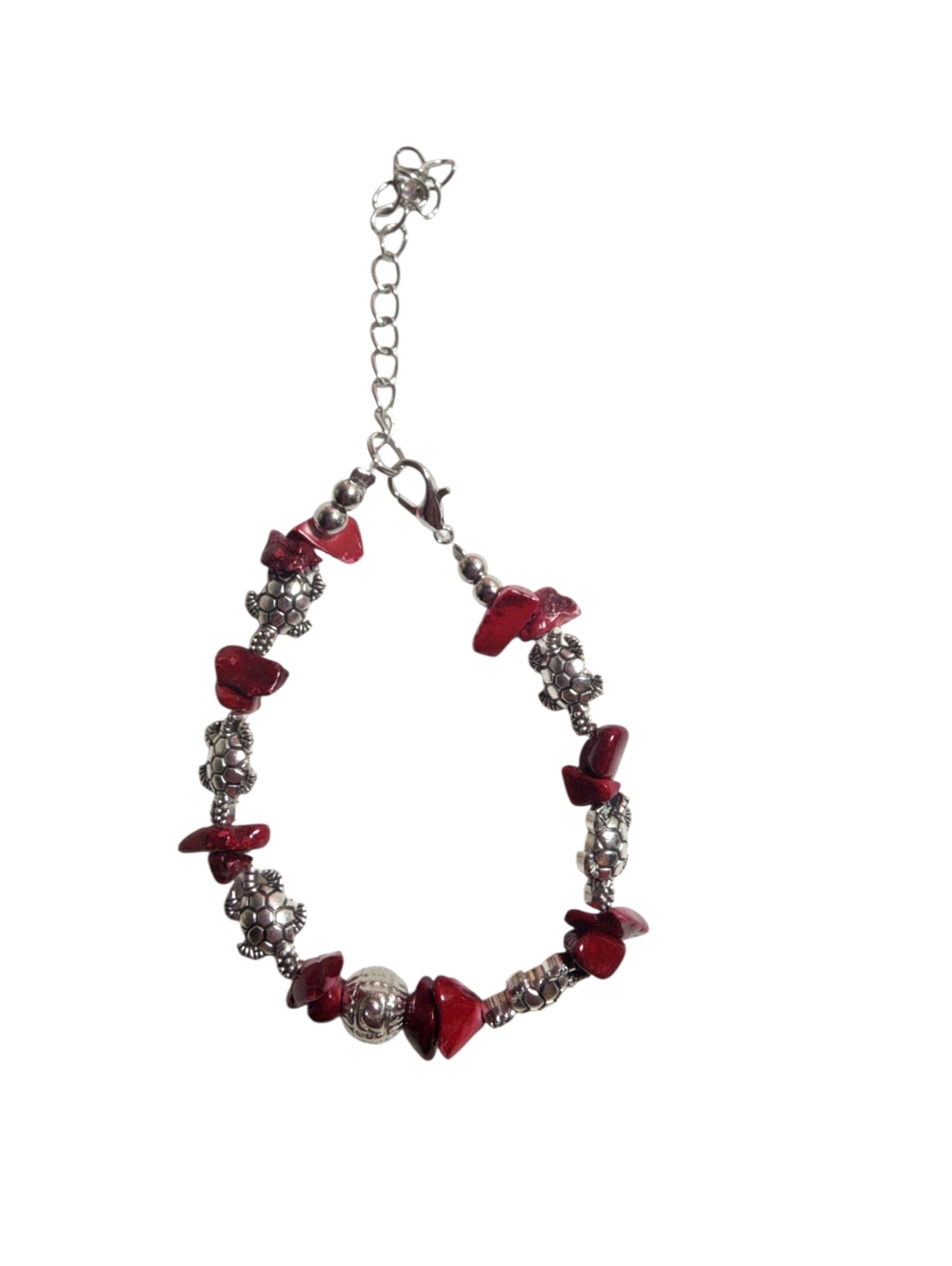 (5)Red jasper - handmade by me bracelet